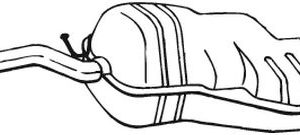 Toba esapament finala BOSAL 279-111 – VW | AutoRival