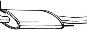 Toba esapament finala BOSAL 279-461 – VW | AutoRival