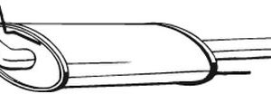 Toba esapament finala BOSAL 279-483 – VW | AutoRival