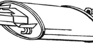 Toba esapament finala BOSAL 279-653 – VW | AutoRival