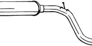 Toba esapamet intermediara BOSAL 281-233 – VW | AutoRival