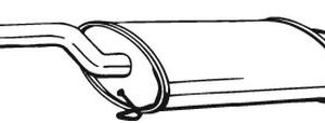 Toba esapament finala BOSAL 281-373 – VW | AutoRival