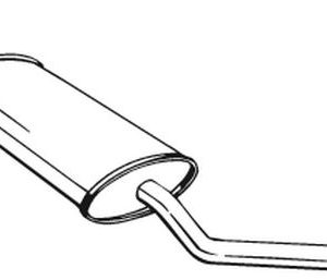 Toba esapamet intermediara BOSAL 281-603 – VW | AutoRival
