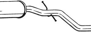 Toba esapamet intermediara BOSAL 281-903 – VW | AutoRival