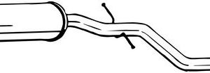 Toba esapamet intermediara BOSAL 281-911 – VW | AutoRival