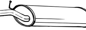 Toba esapament finala BOSAL 281-967 – VW | AutoRival