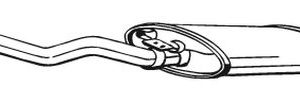 Toba esapament finala BOSAL 282-313 – VW | AutoRival