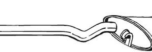 Toba esapamet intermediara BOSAL 282-599 – VW | AutoRival