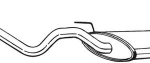 Toba esapament finala BOSAL 282-683 – VW | AutoRival