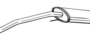 Toba esapament finala BOSAL 283-595 – VW | AutoRival