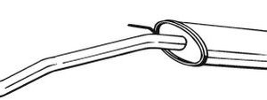 Toba esapament finala BOSAL 283-921 – VW | AutoRival