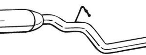 Toba esapamet intermediara BOSAL 283-937 – VW | AutoRival