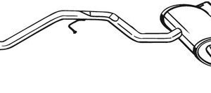 Toba esapament finala BOSAL 286-363 – VW | AutoRival