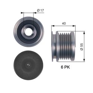 Fulie alternator GATES OAP7114 – VW | AutoRival