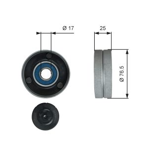 Rola ghidare / conducere curea transmisie GATES T38059 – VW | AutoRival