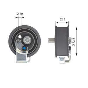 Rola intinzator curea distributie GATES T43065 – VW | AutoRival