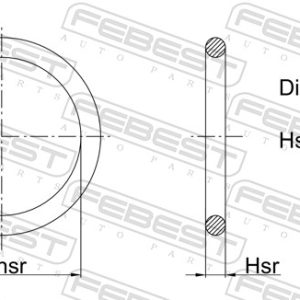 Garnitura flansa lichid racire FEBEST 23400-033 – VW | AutoRival