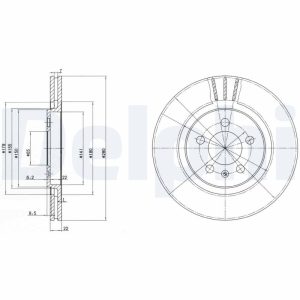 Disc frana DELPHI BG2713 – VW | AutoRival