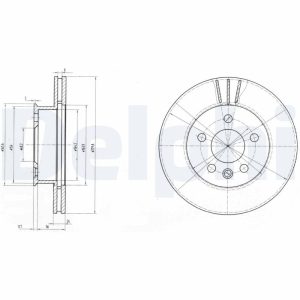 Disc frana DELPHI BG2717 – VW | AutoRival
