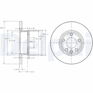 Disc frana DELPHI BG2898 – VW | AutoRival