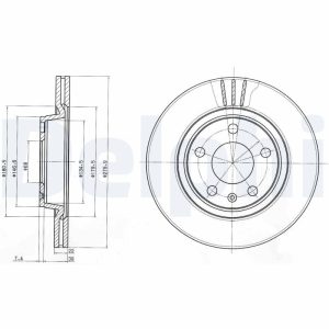 Disc frana DELPHI BG3198 – VW | AutoRival