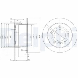 Disc frana DELPHI BG3235 – VW | AutoRival