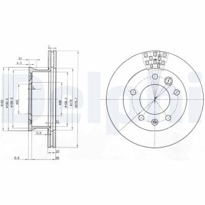 Disc frana DELPHI BG3236 – VW | AutoRival