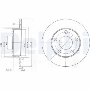 Disc frana DELPHI BG3381 – VW | AutoRival