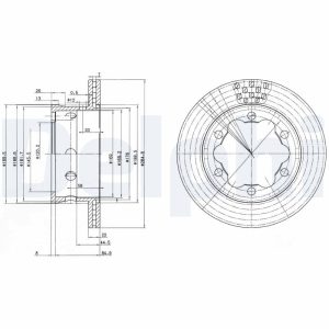 Disc frana DELPHI BG3399 – VW | AutoRival