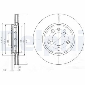 Disc frana DELPHI BG3611 – VW | AutoRival