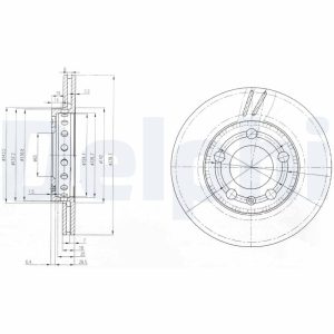 Disc frana DELPHI BG3695 – VW | AutoRival