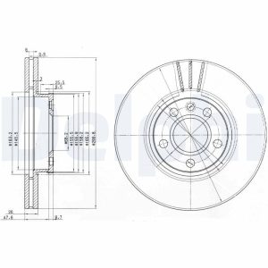 Disc frana DELPHI BG3696 – VW | AutoRival