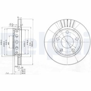 Disc frana DELPHI BG3785 – VW | AutoRival