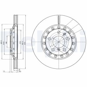 Disc frana DELPHI BG3958 – VW | AutoRival