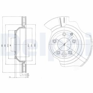Disc frana DELPHI BG4070 – VW | AutoRival