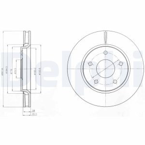 Disc frana DELPHI BG4248 – VW | AutoRival