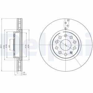 Disc frana DELPHI BG4330C – VW | AutoRival