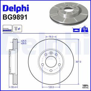Disc frana DELPHI BG9891 – VW | AutoRival