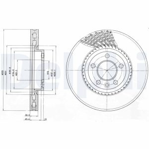 Disc frana DELPHI BG9892 – VW | AutoRival