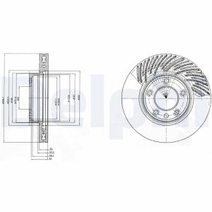 Disc frana DELPHI BG9949 – VW | AutoRival