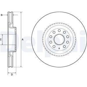 Disc frana DELPHI BG9952 – VW | AutoRival