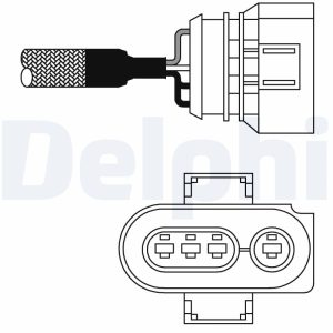 Sonda Lambda DELPHI ES10977-12B1 – VW | AutoRival