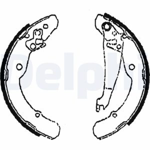 Set saboti frana DELPHI LS1784 – VW | AutoRival