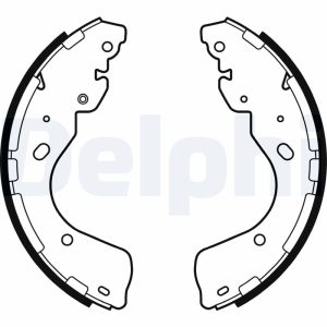 Set saboti frana DELPHI LS2080 – VW | AutoRival