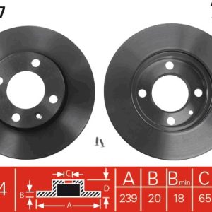 Disc frana TRW DF1517 – VW | AutoRival