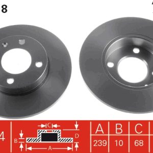 Disc frana TRW DF1518 – VW | AutoRival