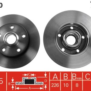 Disc frana TRW DF1540 – VW | AutoRival