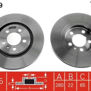 Disc frana TRW DF2619 – VW | AutoRival