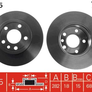 Disc frana TRW DF2665 – VW | AutoRival