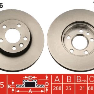Disc frana TRW DF2776 – VW | AutoRival